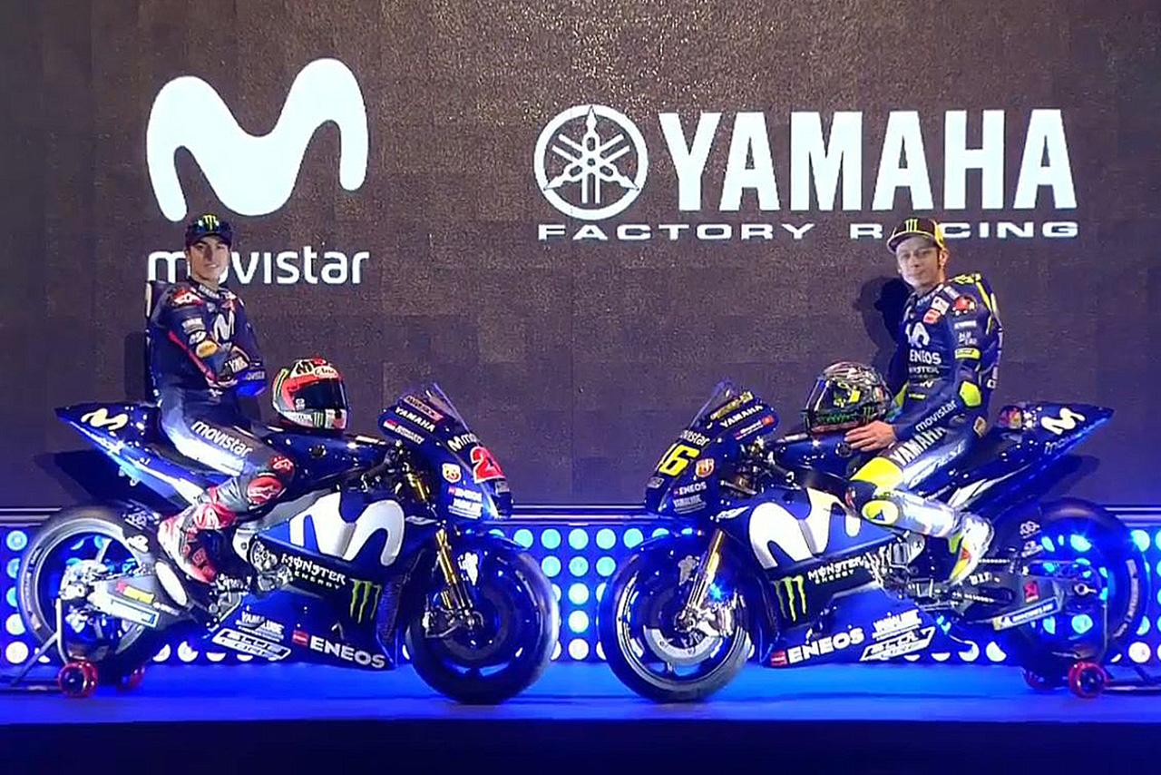 モビスター・ヤマハ体制発表会の様子