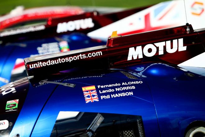 23号車リジェはフェルナンド・アロンソ、ランド・ノリス、フィル・ハンソン組が乗り込む