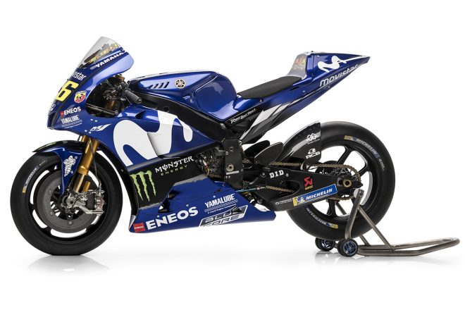 2018年型ヤマハYZR-M1 バレンティーノ・ロッシ機