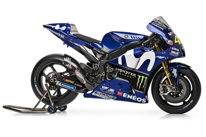 2018年型ヤマハYZR-M1 バレンティーノ・ロッシ機