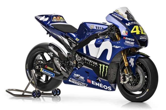 2018年型ヤマハYZR-M1 バレンティーノ・ロッシ機