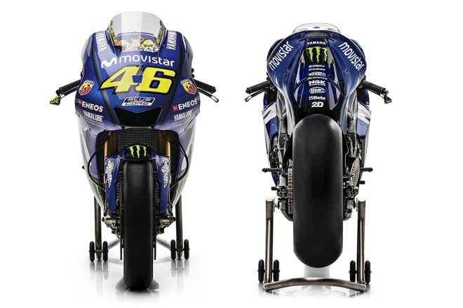 2018年型ヤマハYZR-M1 バレンティーノ・ロッシ機