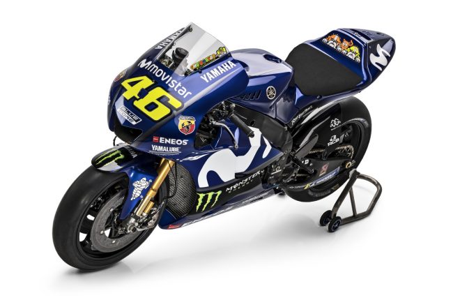 2018年型ヤマハYZR-M1 バレンティーノ・ロッシ機