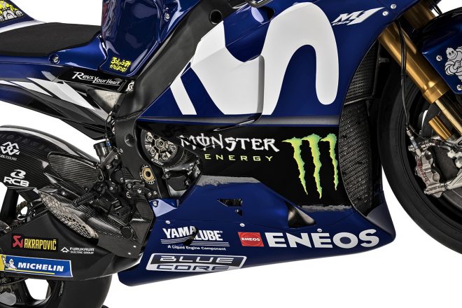 2018年型ヤマハYZR-M1 バレンティーノ・ロッシ機