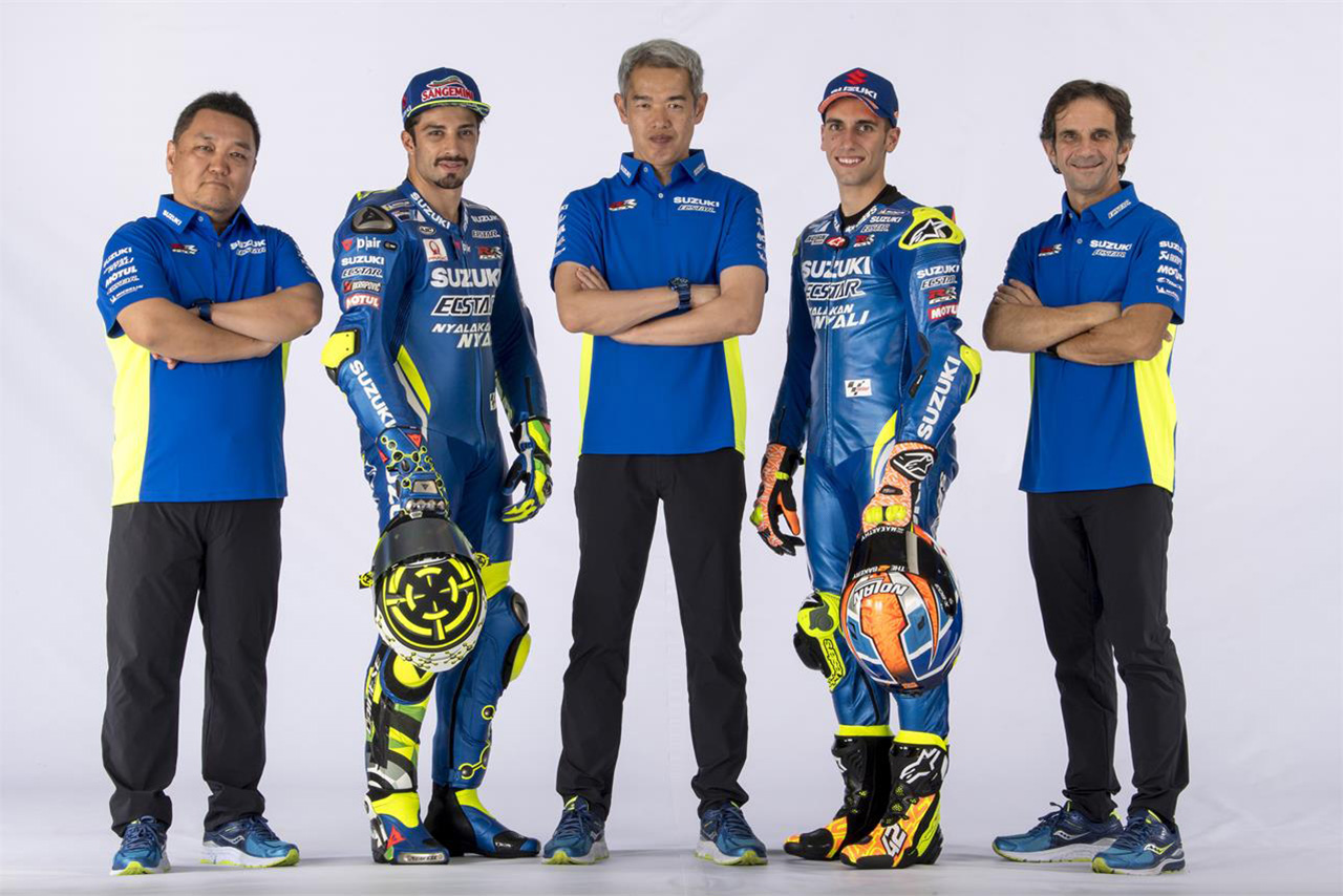 2018年の参戦発表を行ったチーム・スズキ・エクスター