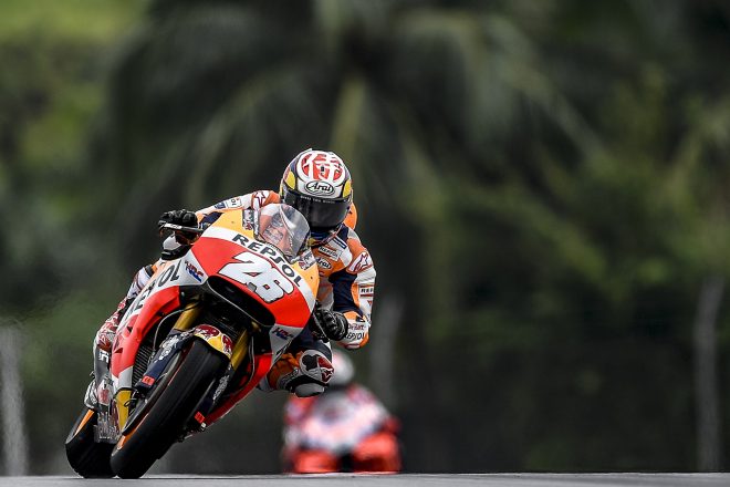 セパンテスト初日にトップタイムを記録したダニ・ペドロサ（レプソル・ホンダ・チーム）