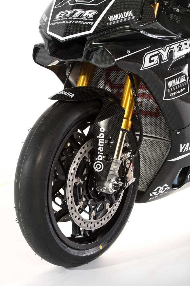 オーリンズ製フロントサスペンション