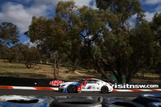 ポールスタートから上位を走るも17号車ベントレーとのアクシデントで戦線を離脱した43号車BMW M6 GT3