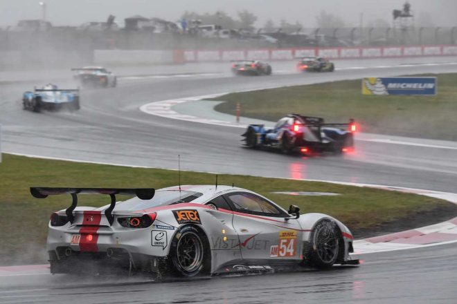 2017WEC第7戦富士で優勝したスピリット・オブ・レースの54号車フェラーリ488 GTE