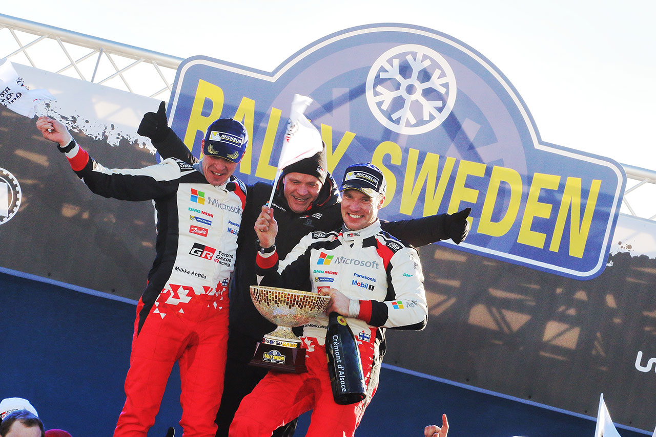 トヨタにとってラリー・スウェーデンは2017年にWRC復帰後、初優勝を遂げた場所
