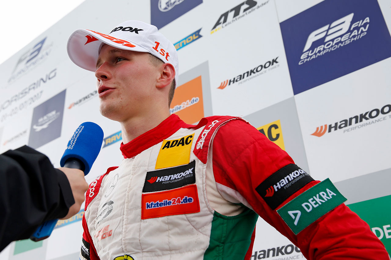 FIA F2へのステップアップを果たしたマキシミリアン・ギュンター