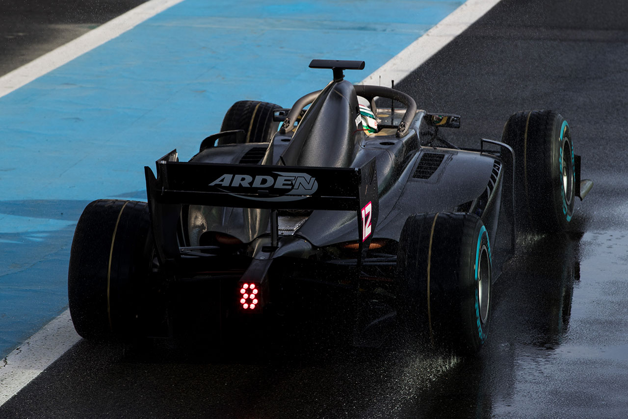 今回のテストには福住仁嶺（アーデン）も参加