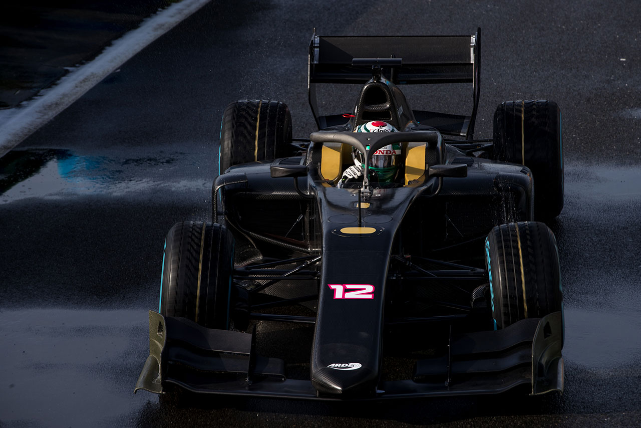 今回のテストには福住仁嶺（アーデン）も参加