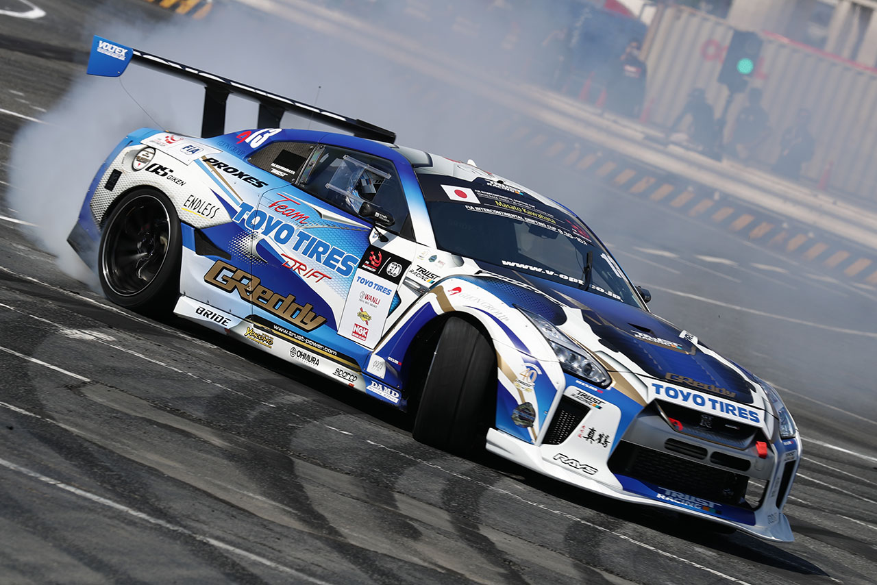 東洋ゴムは『TOYO TIRE』ブランドでFIAインターコンチネンタル・ドリフティングカップなどにも参入