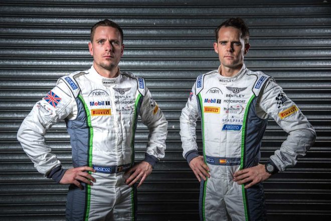 ベントレー・モータースポーツのマキシム・スーレ（左）とアンディ・ソウセック（右）