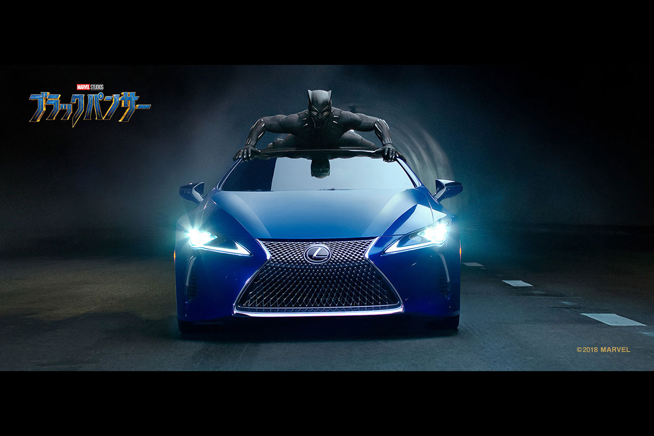 映画『ブラックパンサー』にレクサスLC500が登場する