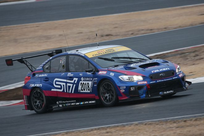 富士スピードウェイでシェイクダウンされたスバルWRX STI