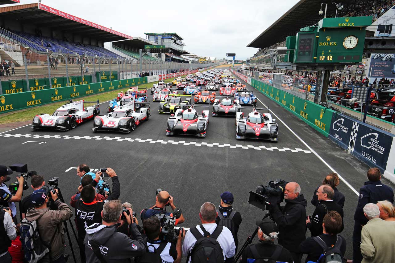 ル・マン24時間サーキット（サルト・サーキット）のスタート／フィニッシュライン