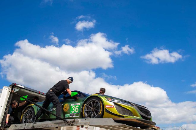 セブリング合同テストで初めて姿を現したCJウィルソン・レーシングのアキュラNSX GT3