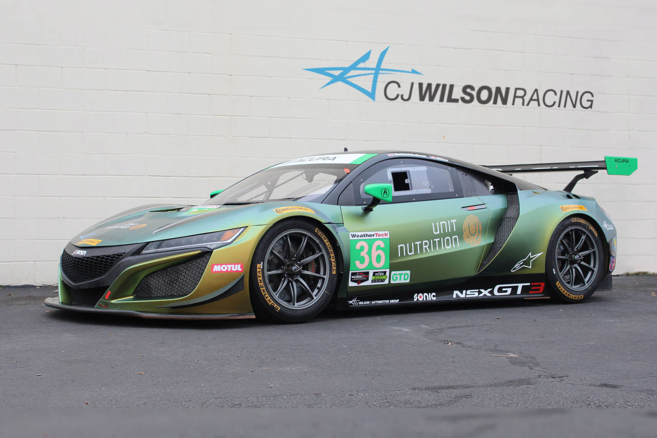 CJウィルソン・レーシングの36号車アキュラNSX GT3