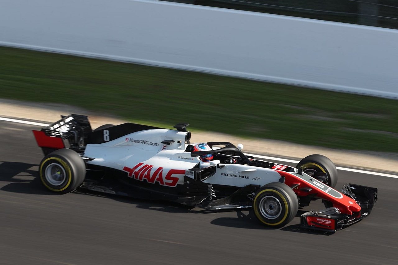 動画 ハースf1のニューマシン Vf 18 がコースデビュー グロージャンが走行 F1 Autosport Web