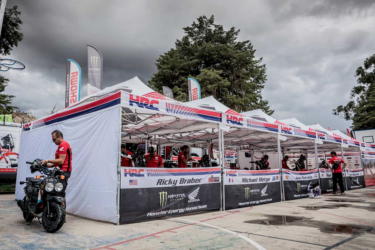 期間中に設けられたレストデイ（休息日）の様子