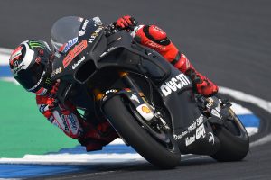 タイ・ブリーラムテストで大型の空力フェアリングをテストするホルヘ・ロレンソ