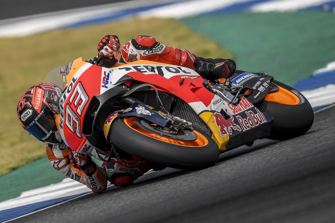 タイ・ブリーラムテストでホンダはカーボンスイングアームのテストを行っていた