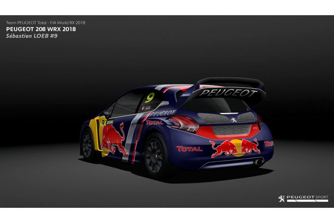 セバスチャン・ローブがドライブするプジョー208 WRX
