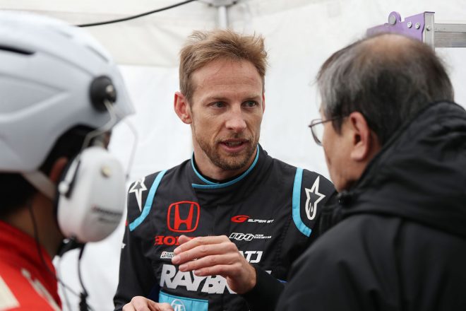 ジェンソン・バトン（RAYBRIG NSX-GT）