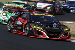 RUNUP RIVAUX GT-Rに追突し、フロント部分を大破したModulo KENWOOD NSX GT3