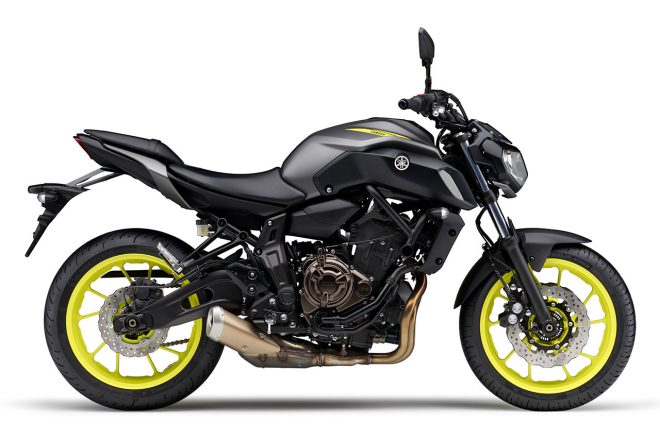 ヤマハMT-07 ABS／マットグレー