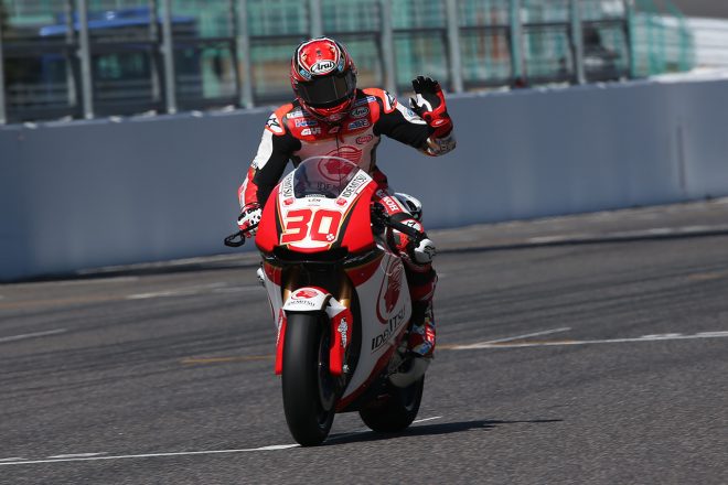 鈴鹿サーキットをRC213V-Sで走る中上貴晶