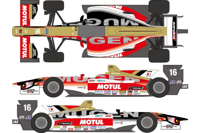 2018年のスーパーフォーミュラを戦うTEAM MUEGNの16号車