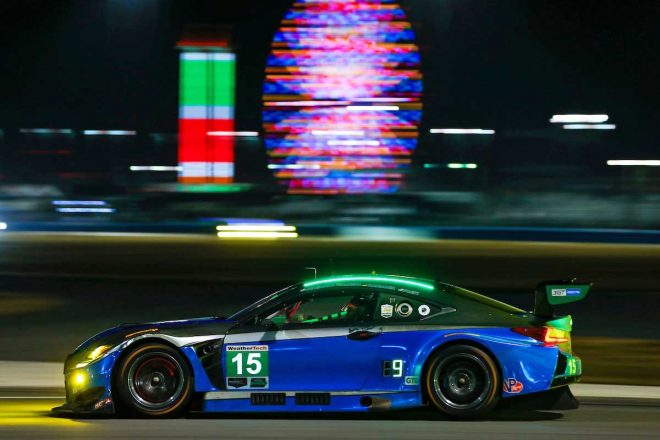 2018デイトナ24時間でGTデイトナクラス9位となった15号車レクサスRC F GT3