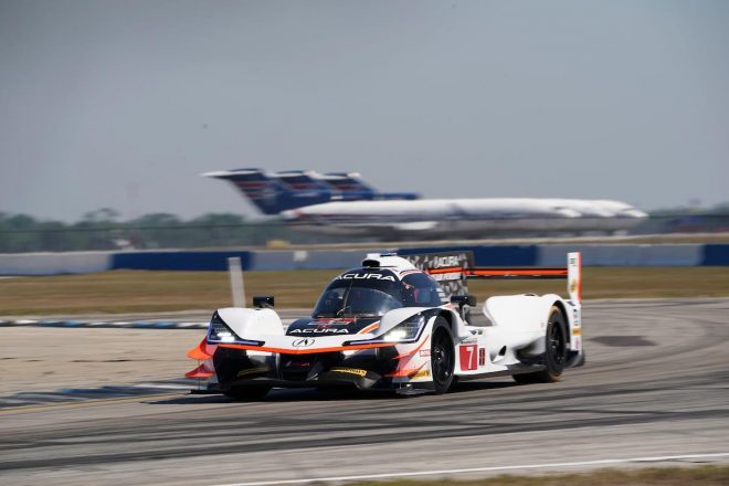 予選3番手につけたアキュラ・チーム・ペンスキーの7号車アキュラARX－05DPi