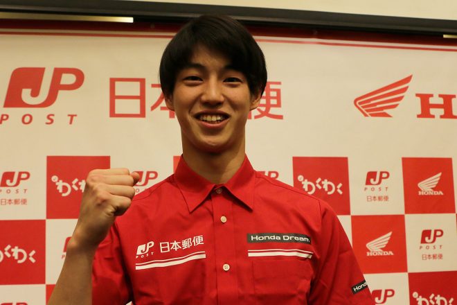 全日本ST600ルーキーとなる亀井。小山とはこのオフ、一緒にトレーニングをしたのだとか