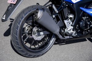 スズキGSX-R125（マフラー部分）