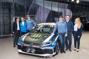 2018年の世界ラリークロスに参戦するPSRXフォルクスワーゲン・スウェーデンチーム