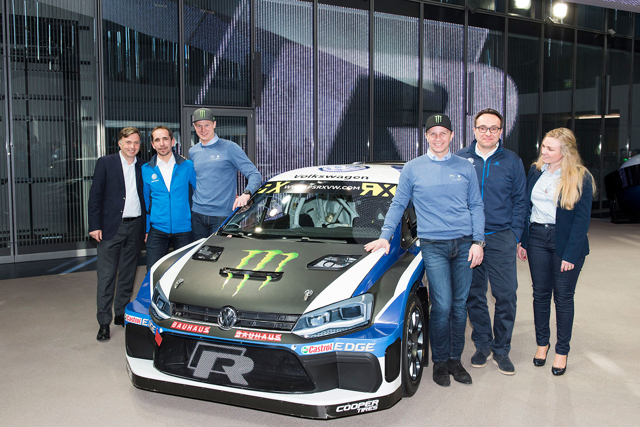 2018年の世界ラリークロスに参戦するPSRXフォルクスワーゲン・スウェーデンチーム