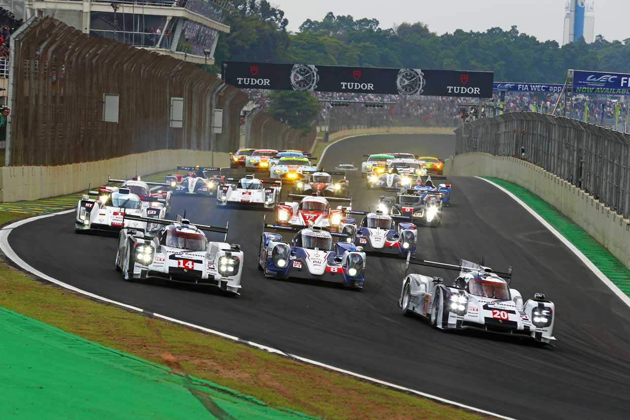 2014WEC第8戦サンパウロ6時間レース スタートシーン