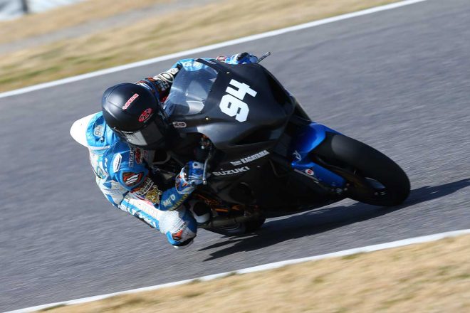 浦本は3月12日に鈴鹿サーキットで行われた合同テストに登場した