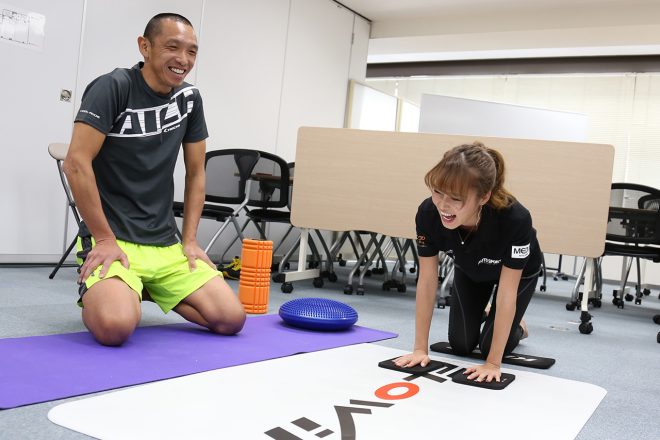 一番辛いトレーニングで普段でないような声を出す水瀬きい