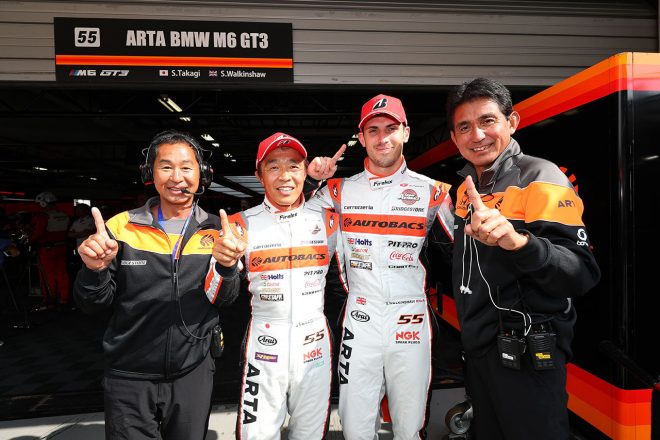 スーパーGT300クラスポールポジションを獲得したAUTOBACS RACING TEAM AGURI