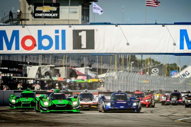 ニッサンDPiが歴史的勝利を挙げた2018セブリング12時間レース スタートシーン