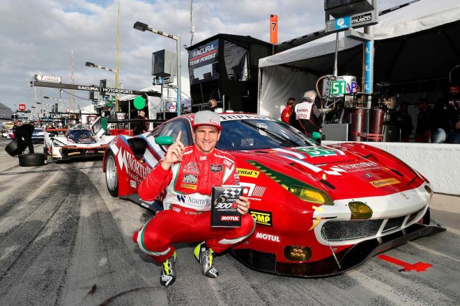 アストンマーチン・バンテージで2017年のル・マンを制したダニエル・セラ。2018年はデイトナ24時間、セブリング12時間でポールポジションを獲得