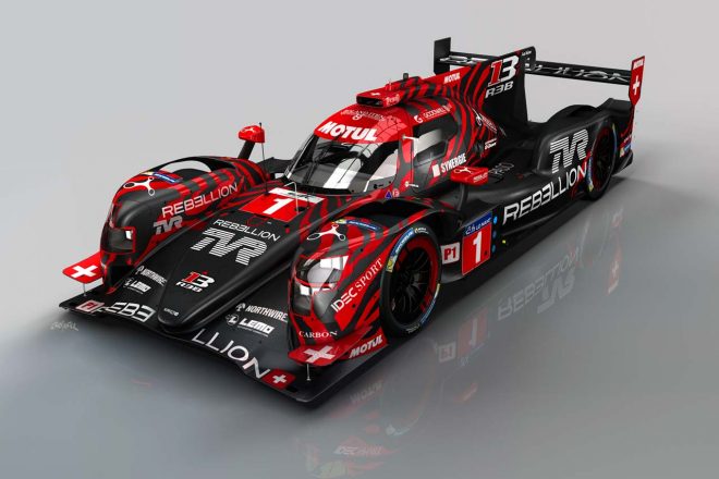 TVRのロゴが入ったレベリオンR13