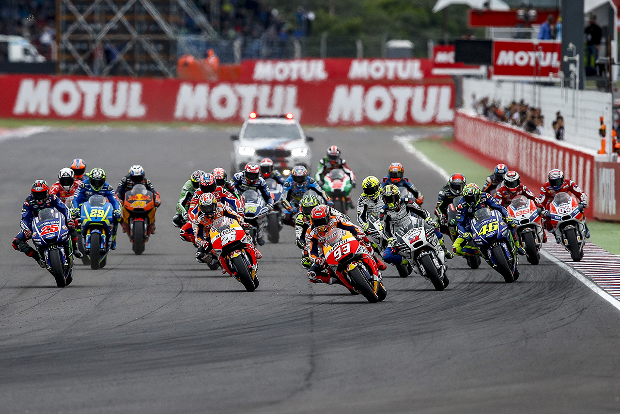 2017第2戦アルゼンチンGP スタートシーン