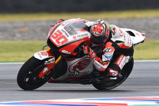 最後尾スタートから自身初のMotoGPクラスでのポイントを獲得した中上