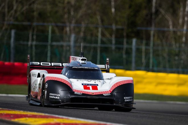 スパ・フランコルシャンの新レコードタイムをマークしたポルシェ919ハイブリッドEVO